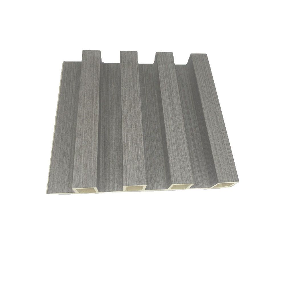 Panel Lambrin para Pared WPC Interior Gris 16.5X290X2.2 CM Panel Lambrin para Pared WPC Interior Gris 16.5X290X2.2 CM
