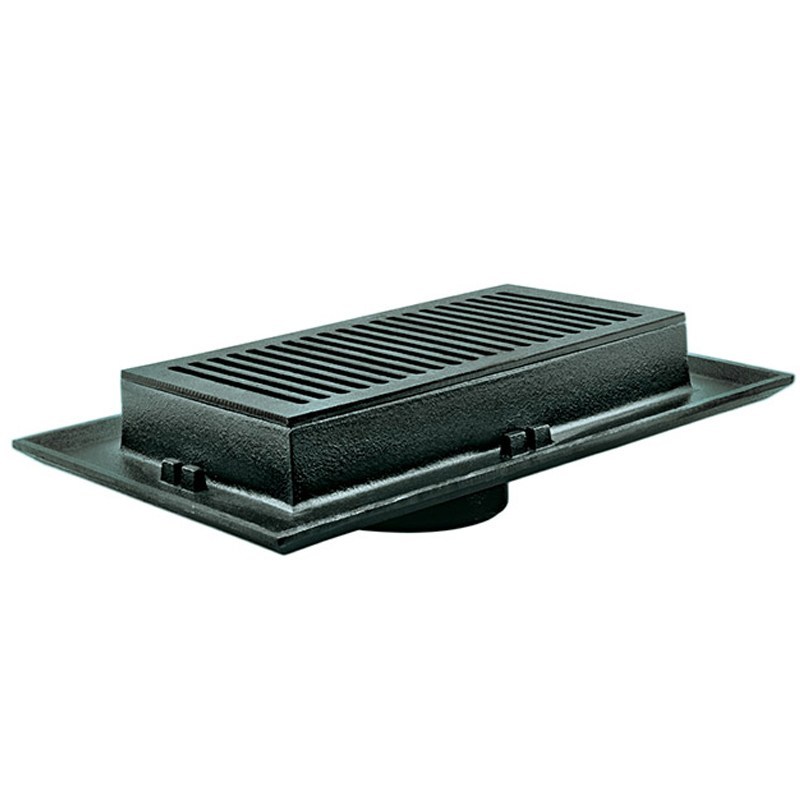 Coladera de Rejilla Rectangular Con Campana Helvex 2714 Coladera de Rejilla Rectangular Con Campana Helvex 2714