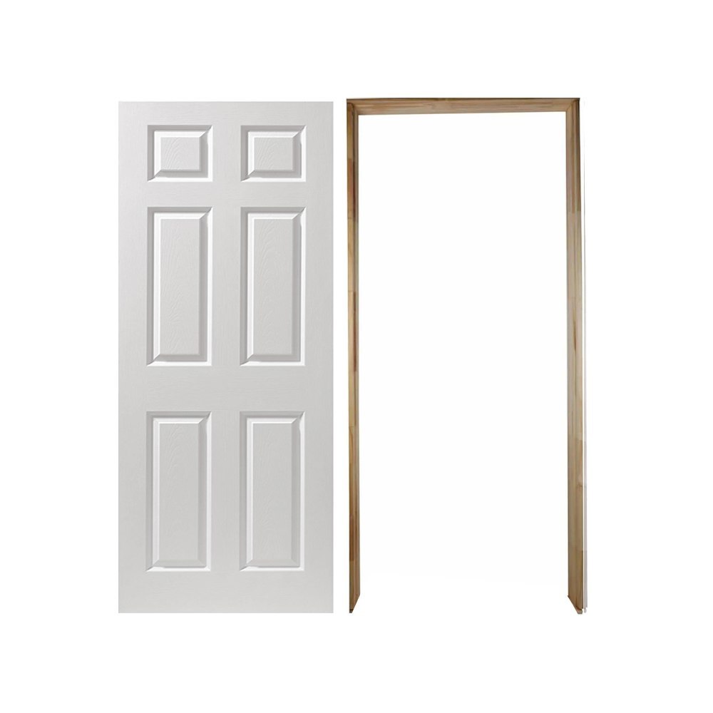 Paquete Puerta Tambor Colonist 85X2.13 M Con Marco Pino Natural Paquete Puerta Tambor Colonist 85X2.13 M Con Marco Pino Natural